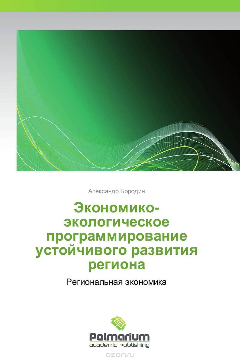 Экономико-экологическое программирование устойчивого развития региона, Александр Бородин